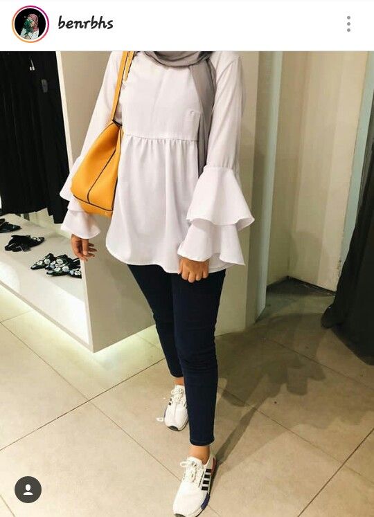 بلوزات محجبات كاجوال للتفصيل