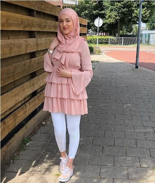 بلوزات محجبات كاجوال للتفصيل