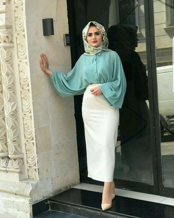 بلوزات محجبات كاجوال للتفصيل