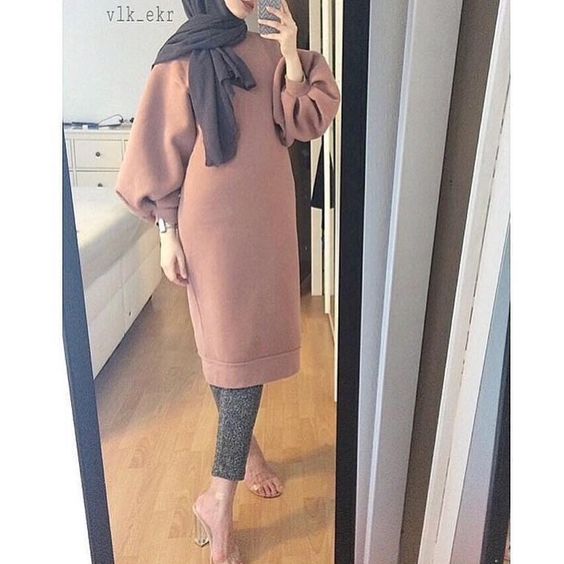 فساتين محجبات خريف وشتاء 2018 - 2019 29 فساتين محجبات خريف وشتاء 2018 - 2019
