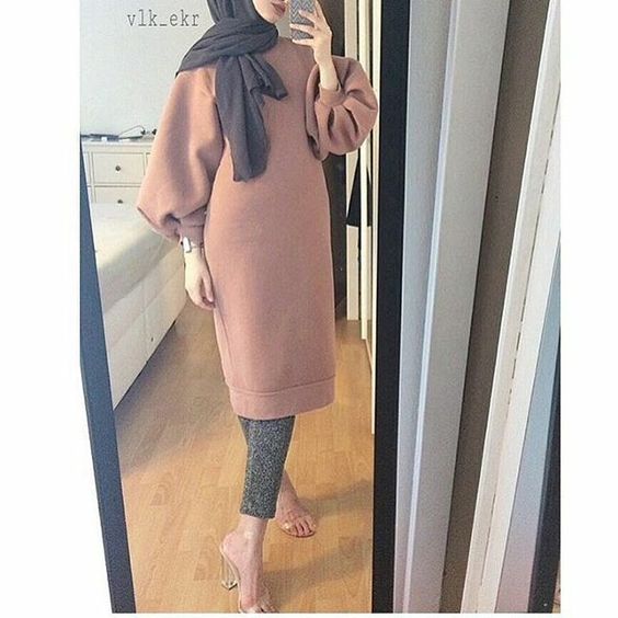 فساتين محجبات خريف وشتاء 2018 - 2019 37 فساتين محجبات خريف وشتاء 2018 - 2019