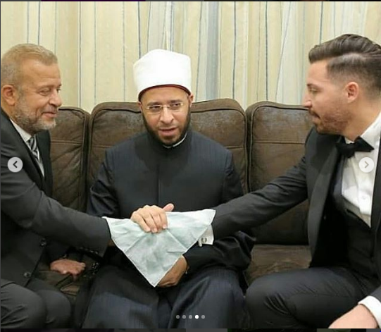 مستشار رئيس الجمهورية يعقد قران محمود حجازي وأسما شريف منير 2 مستشار رئيس الجمهورية يعقد قران محمود حجازي وأسما شريف منير
