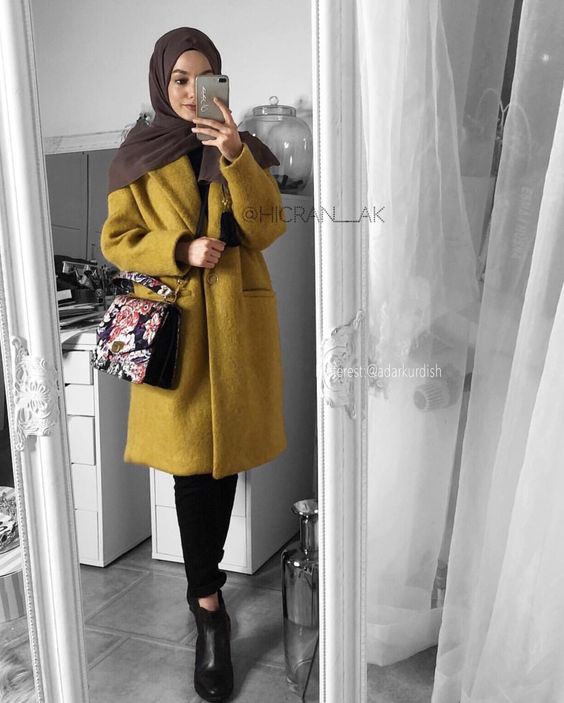 ملابس شتوية للمحجبات 2019 أنيقة 5 ملابس شتوية للمحجبات 2019