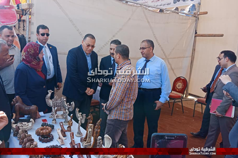 محافظ الشرقية يفتتح معرض لمنتجات الأسر المنتجة والمرأة الريفية بأرض الفروسية 1 مهرجان الخيول العربية بالشرقية