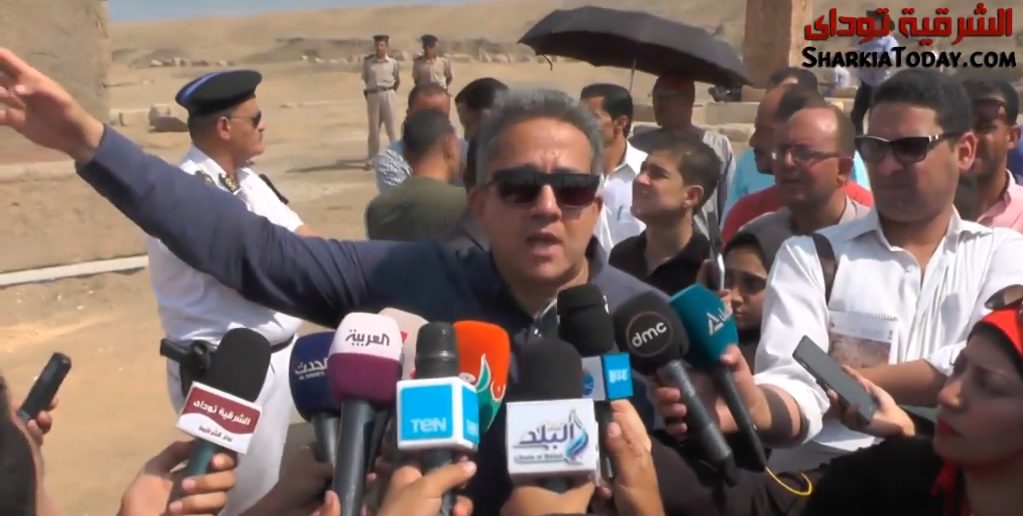 وزير الآثار عن صان الحجر: نحاول تأهيل المنطقة لتستقبل الأجانب 1 وزير الآثار عن صان الحجر