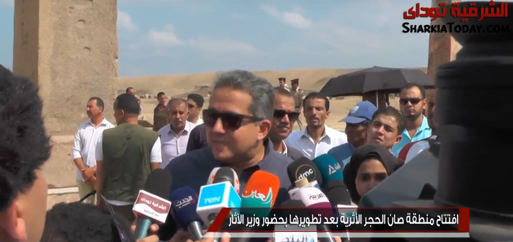 وزير الآثار يكشف سبب زيارته لصان الحجر وخطة تطويرها 1 وزير الآثار يكشف سبب زيارته لصان الحجر