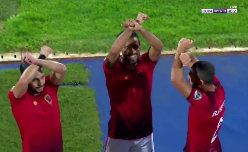 لاعب الأهلي يكشف سر احتفالهم في مباراة وفاق سطيف 1 سر إشارة لاعبي الأهلي للجماهير بعد الهدف الثاني