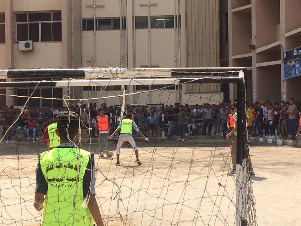 آداب الزقازيق تنظم دوري رياضي للطلاب 1 آداب الزقازيق