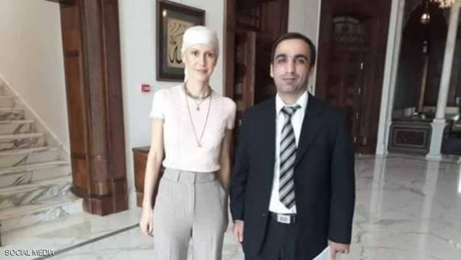 أسماء الأسد تظهر في صور مختلفة بعد بدء علاجها من السرطان 3 أسماء الأسد تظهر في صور مختلفة