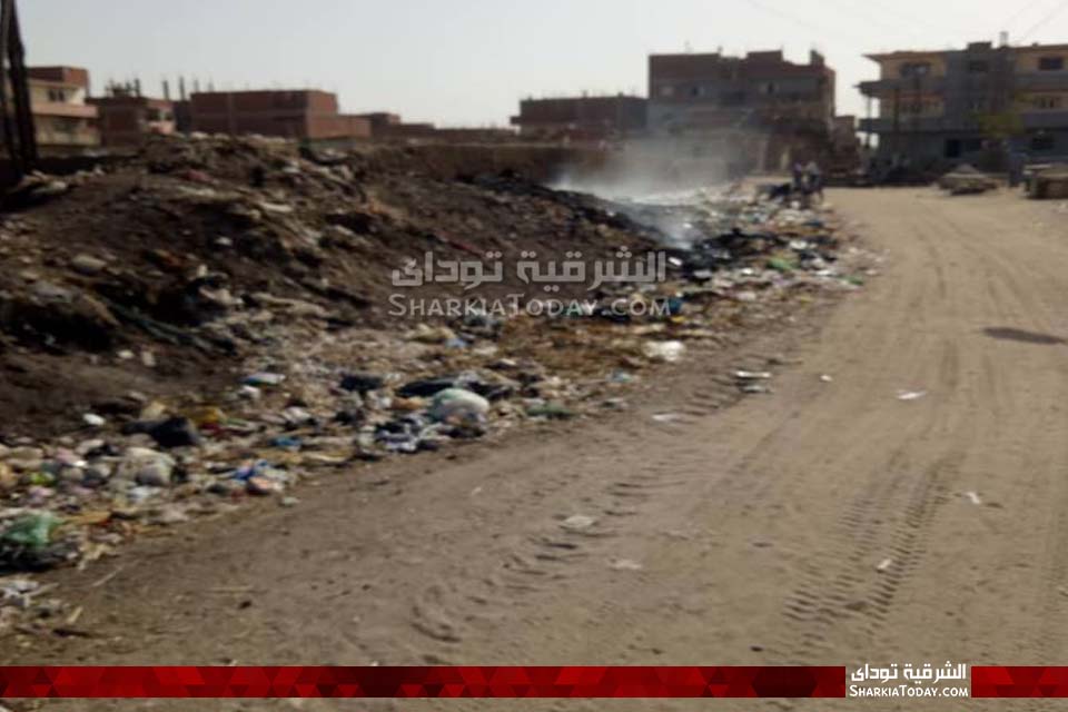القمامة عنوان قرية أبو النور بأبوحماد .. والأهالي :«لازم نعدي كل يوم عليها» 2 عنوان قرية أبو النور بأبوحماد9