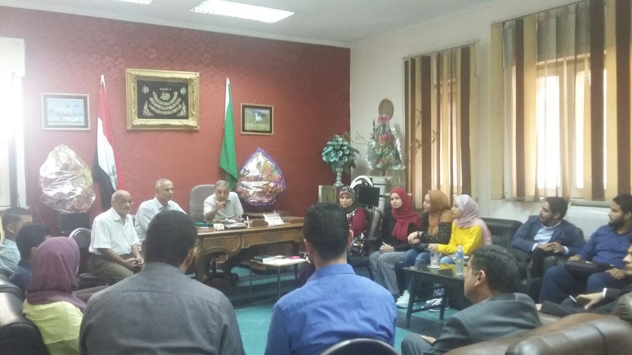 رئيس مدينة الزقازيق يستقبل أعضاء دار بسمة للإيواء 1 رئيس مدينة الزقازيق يستقبل أعضاء جمعية بسمة للأيواء