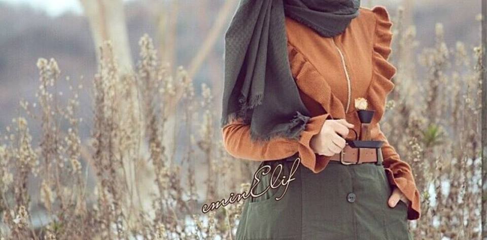 جيبات موضة شتاء 2019 للمحجبات 34 جيبة زيتي موضة شتاء 2019