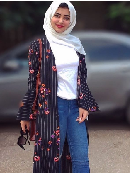 موديلات كارديجان موضة شتاء 2019 من نهال باشا 9 كارديجان مقلم من نهال باشا 2019