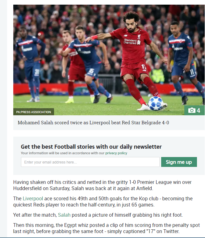 محمد صلاح يثير الجدل بتغريدة على «تويتر» قبل أن يحذفها 3 محمد صلاح يثير الجدل بتغريدة على «تويتر» قبل أن يحذفها