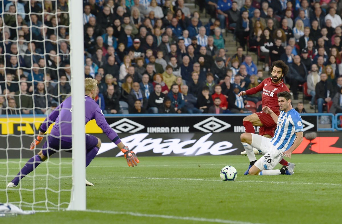 محمد صلاح يقود ليفربول للفوز على هيدرسفيلد 1 محمد صلاح يقود ليفربول للفوز على هيدرسفيلد
