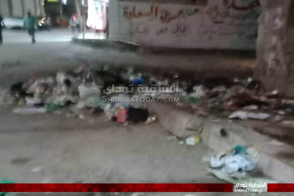 مقلب قمامة في محيط مجلس مدينة أبوحماد 2 قمامة في محيط مجلس مدينة أبوحماد 3