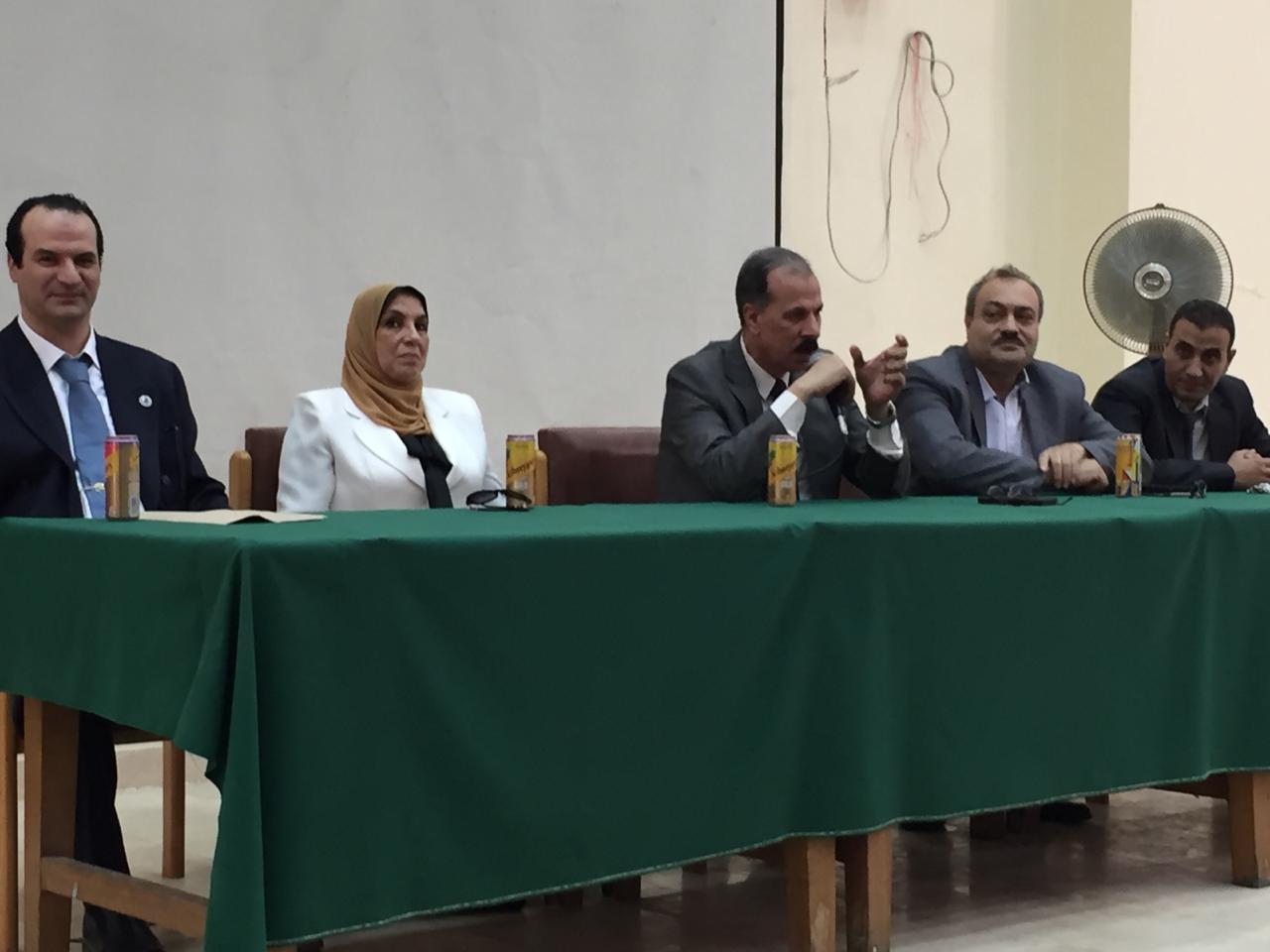 كلية الزراعة تنظم حوار مفتوح مع قيادت جامعة الزقازيق 1 قيادت جامعة الزقازيق