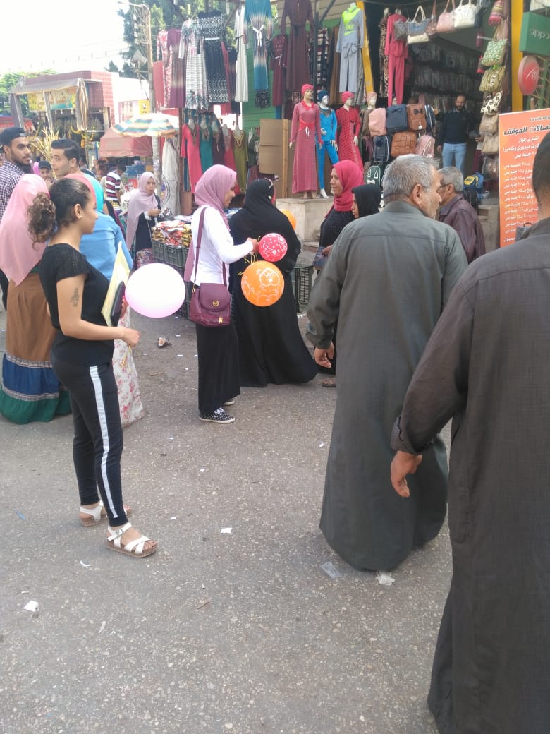 فريق عطاء ينشر الفرحة في شوارع الزقازيق 3 فريق عطاء