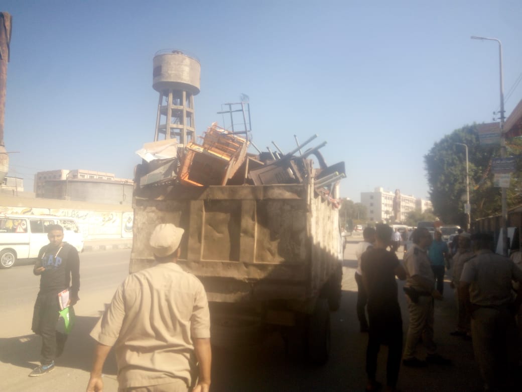 حملة مكبرة لرفع الاشغالات المخالفة بالزقازيق 3 إزالة المخالفات بمدينة الزقازيق