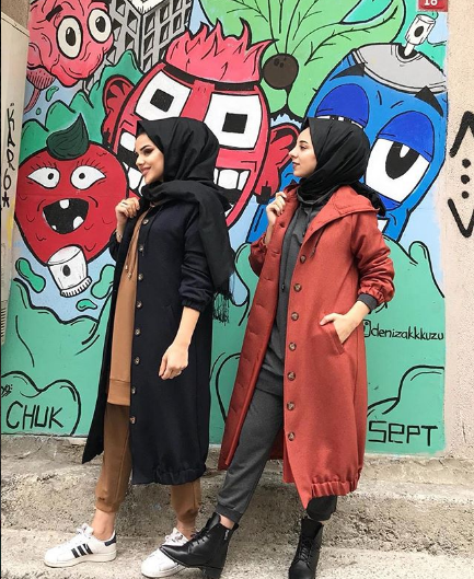 جواكت محجبات موضة شتاء 2019