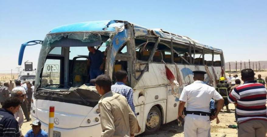 تصادم اتوبيسين في حادث مروع بالعاشر من رمضان 1 حادث بالعاشر من رمضان