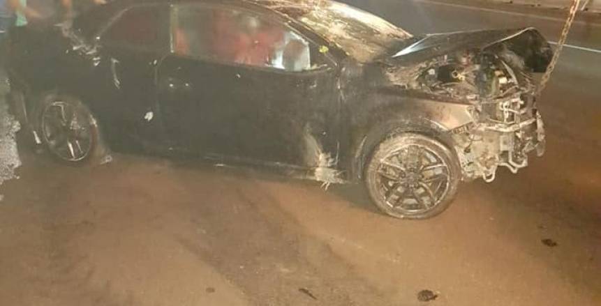حادث مروع للاعب الإنتاج الحربي 1 حادث مروع للاعب الإنتاج الحربي