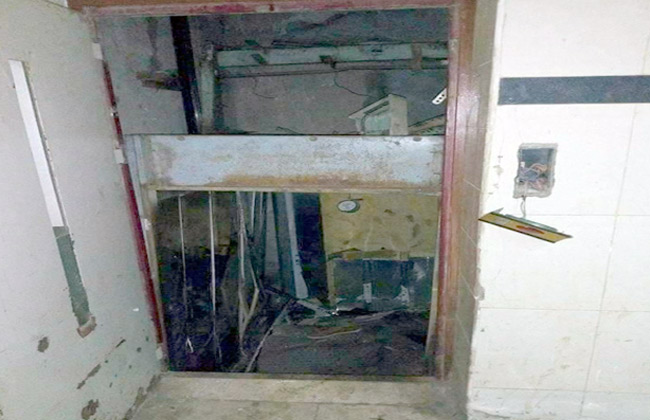 سقوط أسانسير عمارة سكنية بالزقازيق من الدور الثالث وبه 6 أشخاص 1 سقوط أسانسير عمارة سكنية بالزقازيق