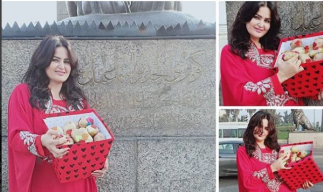 سما المصري تحتفل بعيد الحب المصري بالبطاطس 1 سما المصري تحتفل بعيد الحب المصري بالبطاطس
