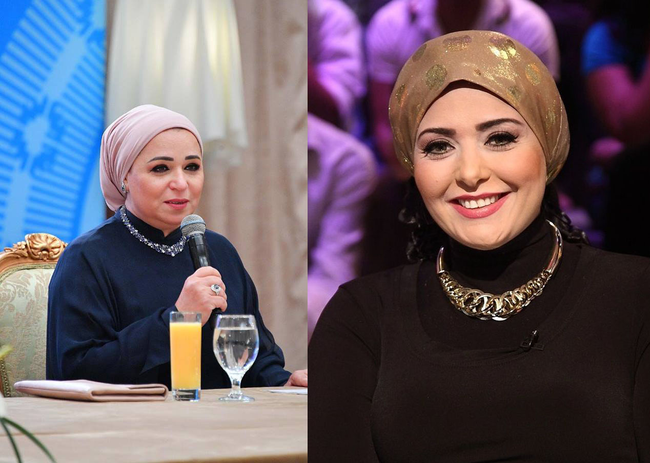 صابرين توجه رسالة لانتصار السيسي 1 صابرين توجه رسالة لانتصار السيسي