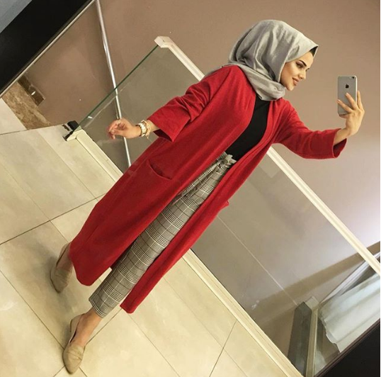 موديلات كارديجان للمحجبات موضة شتاء 2019 8 كارديجان 2019