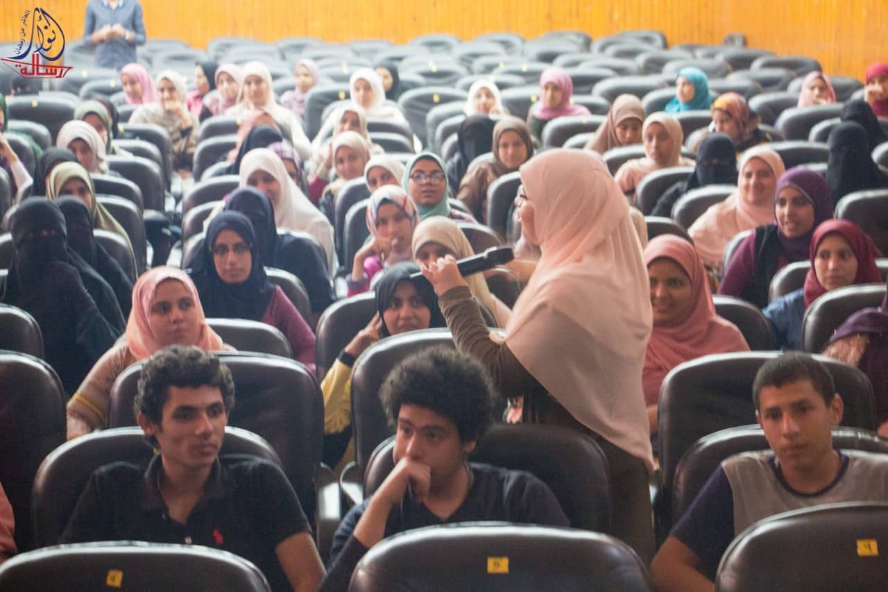 فريق رسالة ينظم يوم عن الحياة الجامعية بالعاشر من رمضان 2 يوم ثقافي ينظمة جمعية رسالة