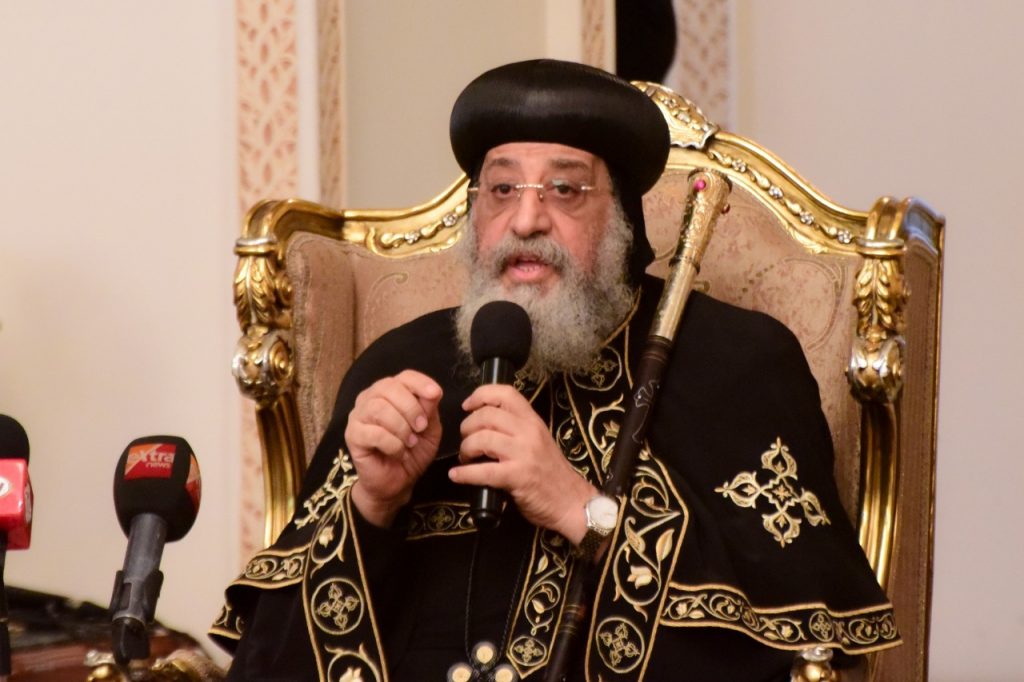 البابا تواضروس: «اللي مع ربنا دايمًا فرحان واللي يبعد عنه أيامه مش حلوة» 1 البابا تواضروس