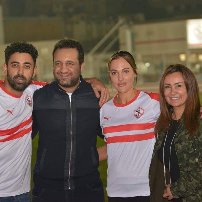 هويام بطلة حريم السلطان في قميص الزمالك 1 هويام