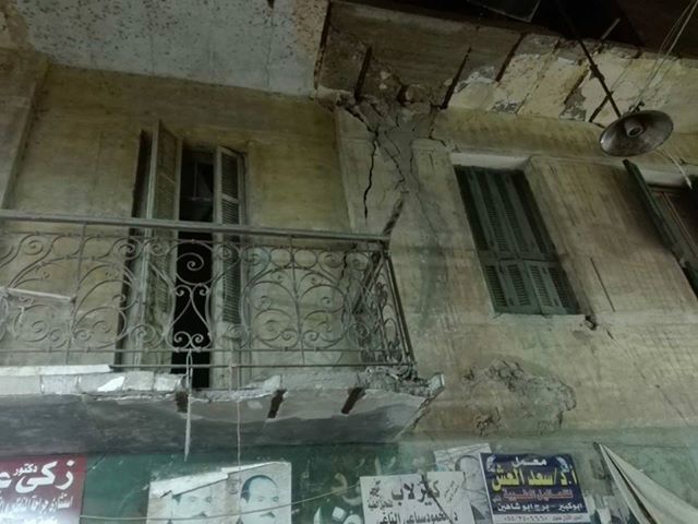 عقار آيل للسقوط يهدد حياة الأهالي في أبو كبير 1 عقار آيل للسقوط يهدد حياة الأهالي في أبو كبير