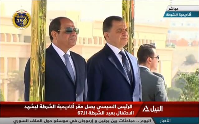 الرئيس السيسى يصل مقر الاحتفال بعيد الشرطة الـ67 1 الرئيس السيسى يحتفل بعيد الشرطة الـ67