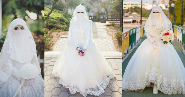 فساتين زفاف 2019 للمنتقبات 1 فساتين زفاف 2019 للمنتقبات
