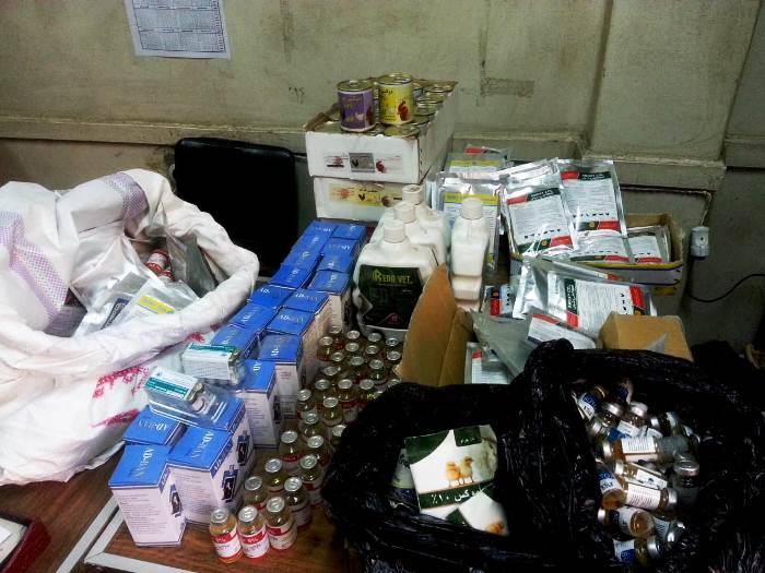 ضبط أدوية بيطرية محظور استخدامها ومجهولة المصدر بالشرقية 1 ضبط أدوية بيطرية محظور استخدامها ومجهولة المصدر بالشرقية
