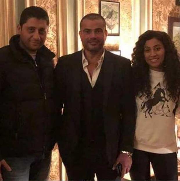 آخر ظهور لعمرو دياب برفقة دينا الشربيني 2 آخر ظهور لعمرو دياب برفقة دينا الشربيني