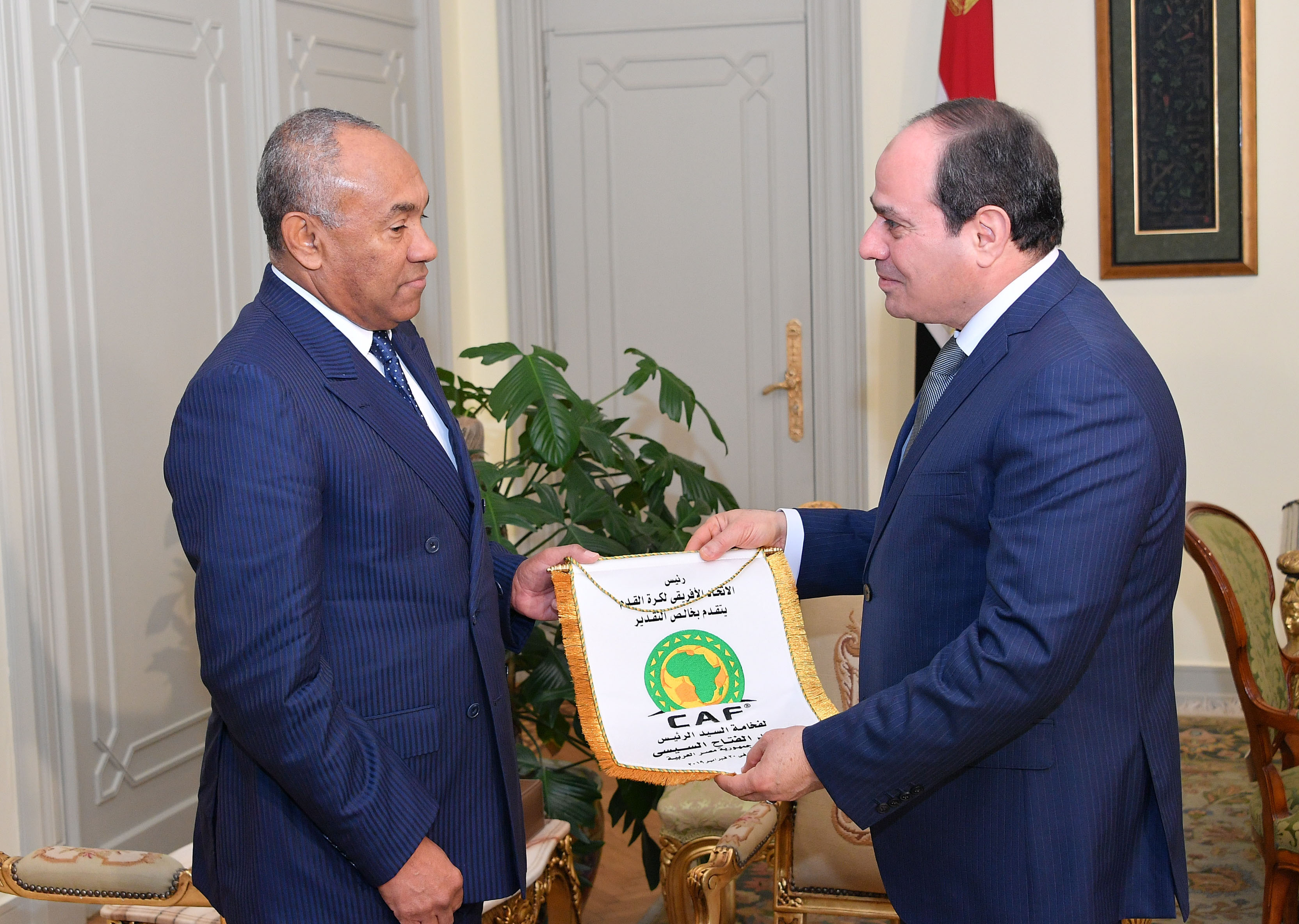 السيسى يؤكد حرص الدولة على نجاح كأس الأمم الأفريقية 1 السيسى يؤكد حرص الدولة على نجاح كأس الأمم الأفريقية
