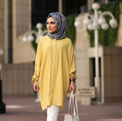 موديلات بلوزات صيفي 2019 للمحجبات ..أفكار للتفصيل 24 بلوزات صيفي 2019 للمحجبات