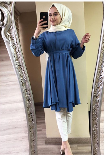 موديلات بلوزات صيفي 2019 للمحجبات ..أفكار للتفصيل 42 بلوزرات صيفي 2019 طويلة للمحجبات