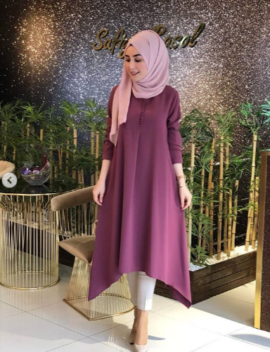 موديلات بلوزات صيفي 2019 للمحجبات ..أفكار للتفصيل 40 بلوزرات صيفي 2019 طويلة للمحجبات