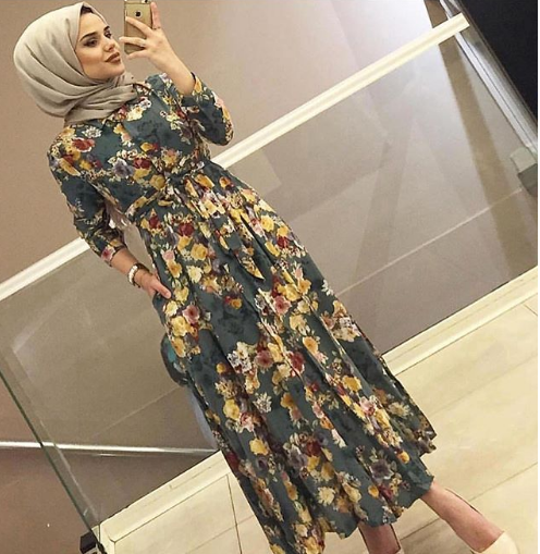 دريسات محجبات لصيف 2019 ..أفكار عصرية 17 دريسات محجبات لصيف 2019