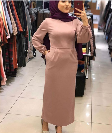 دريسات محجبات لصيف 2019 ..أفكار عصرية 33 دريسات محجبات لصيف 2019