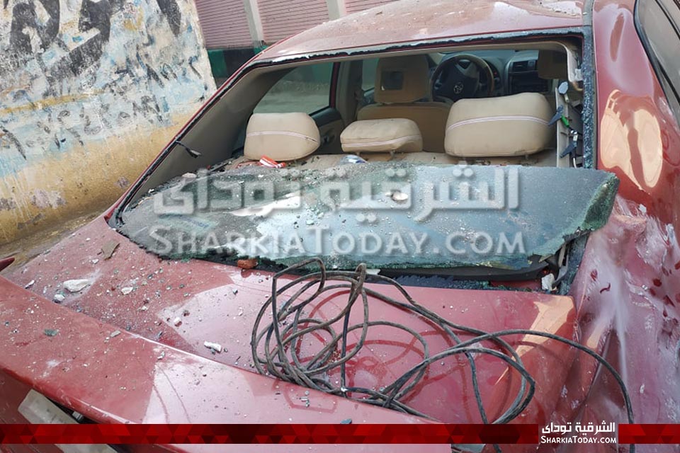 كردون أمني بمحيط انفجار شقة الزقازيق حفاظاً على الأهالي 3 الأضرار الأولى لانفجار شقة بالزقازيق