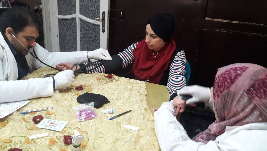 جمعة الريادة تستقبل حملة ١٠٠ مليون صحة بالزقازيق 1 جمعية الريادة بالزقايق