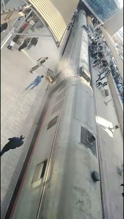 خروج قطار ركاب في سيدي جابر عن القضبان دون إصابات