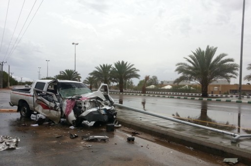 نصائح المرور لمنع وقوع الحوادث بسبب اﻷمطار 1 نصائح المرور لمنع وقوع الحوادث بسبب اﻷمطار