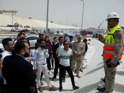 طلاب جامعة الزقازيق في زيارة لأنفاق الإسماعلية 1 طلاب جامعة الزقازيق في زيارة لأنفاق الإسماعلية