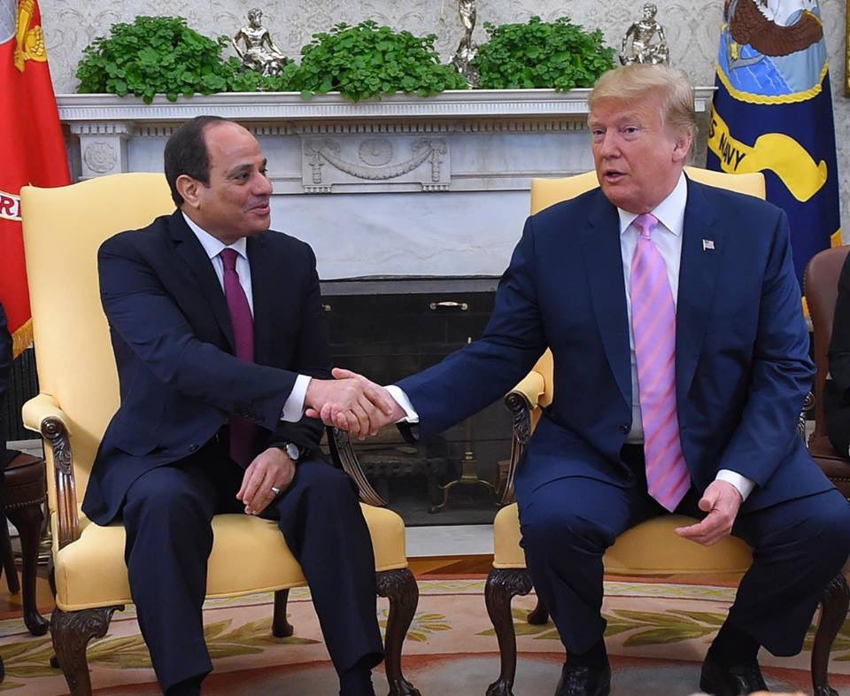 السيسي يعلق على زيارته لأمريكا ولقاء ترامب 1 السيسي وترامب